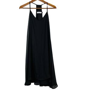 Askari Baby Doll Dress Halter Black A Line - S